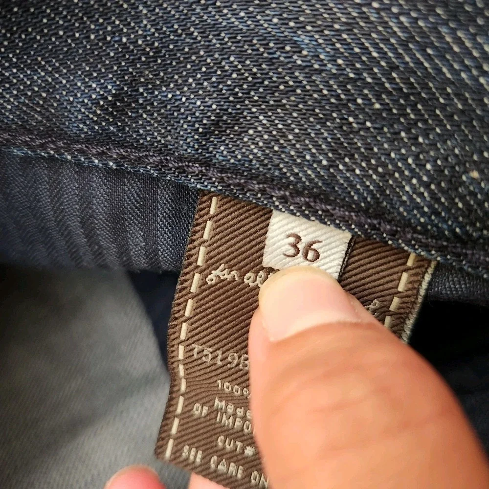 7 For All Mankind Men's 36 Standard Blie Medium Wash Straight Leg Jeans